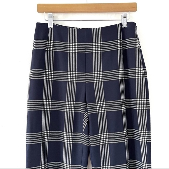 Lela Rose Plaid Stretch Wool Jacket & Pants Set - Picture 7 of 16